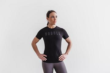 Women's Nobull WoTee Tanks Black | SG V3221R